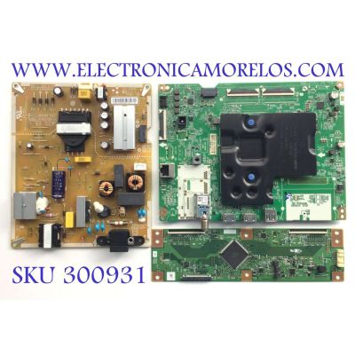 KIT DE TARJETAS PARA TV LG / NUMERO DE PARTE MAIN EBU66758905 / EAX69581205 / EAY65895567 / EAX69502103 / LGP43NT-11U1 / 65895567 / T-CON RUNTK6336TPZG / 1P-118BC00-4010  	RUNTK6336TP / PANEL NC430TQG-AAKH3 / MODELO 43UQ7070ZUD / 43UQ7070ZUD.BUSYLJM
